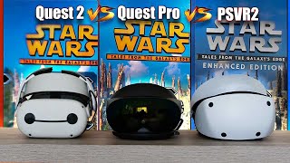 PSVR2 Vs Quest Pro Vs Quest 2  Side By Side Graphics Test To Save You Money [upl. by Studdard]