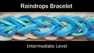 Rainbow Loom® Raindrops Bracelet [upl. by Cullan]