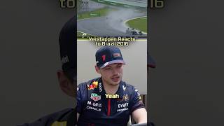 Max Verstappen Reacts to Brazil 2016 🇧🇷 [upl. by Nellek]