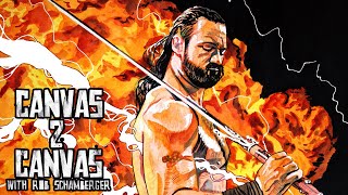 Drew McIntyre brings the fire to battle WWE Canvas 2 Canvas [upl. by Yot]