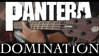 BASS COVER Pantera  Domination [upl. by Edmund]