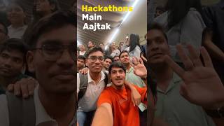 First hackathon kaise jeetenge 🏆💻 hackathon hackathons btech coding minivlog techvlog [upl. by Nightingale265]