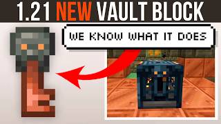 Minecraft 121  Trial Key Use The Trial Vault Block [upl. by Bull77]