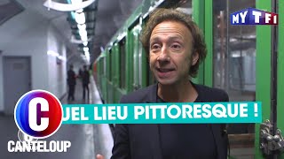 Stéphane Bern en excursion dans le métro parisien  Cest Canteloup du 20 novembre 2017 [upl. by Araec]