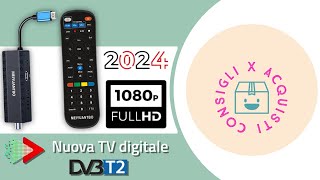 Decoder DVBT2 HD 1080P LAggiornamento Essenziale per la Tua TV amazon 📺 [upl. by Halyak706]