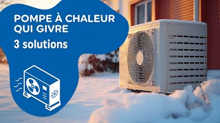 Pompe à chaleur qui givre  que faire  3 solutions  MesDépanneursfr [upl. by Leinadnhoj]