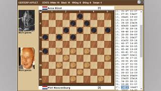 Roozenburg  Bizot World Draughts Championship 1952 [upl. by Sutelc]