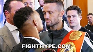 REGIS PROGRAIS STARES DOWN JOSH TAYLOR WHO GLARES amp DEMANDS quotGIVE US THAT BELTquot AT INTENSE FACE OFF [upl. by Doone636]