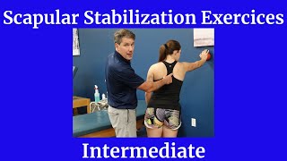 Scapular Stability Exercises Intermediate [upl. by Risley]