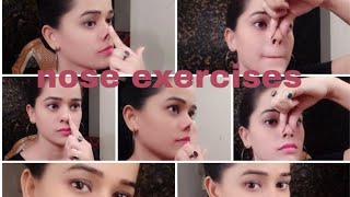 Nose exercise and sharp nose [upl. by Chloe]