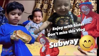 Enjoy Subway With Sister Sajida Baji [upl. by Ayotahc]