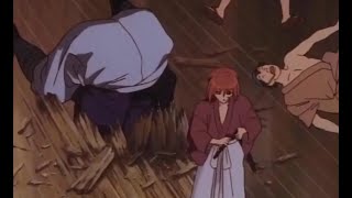 Rurouni Kenshin  Kenshin Protects Kaorus Dojo English Dub [upl. by Alliuqet]