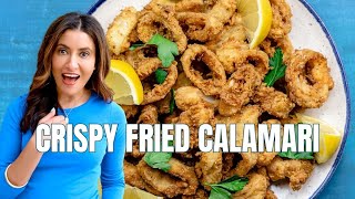 How to Make Crispy Fried Calamari Better Than Restaurants [upl. by Stucker]