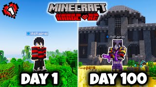 The PERFECT Start in Minecraft HARDCORE  Perfect 100 Day Start [upl. by Assirk289]