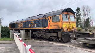 Helpston Level Crossing  Cambridgeshire 14022024 [upl. by Lucky]