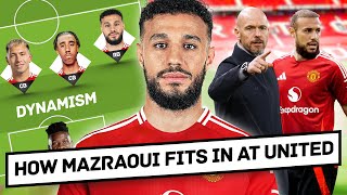 How Noussair Mazraoui Fits In At Manchester United [upl. by Fahey]