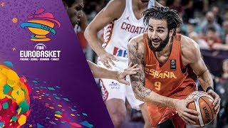 Croatia v Spain  Highlights  FIBA EuroBasket 2017 [upl. by Ellenoj]