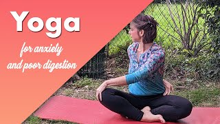 Yoga to balance the vagus nerve against anxiety tachycardia and heartburn [upl. by Vasili]