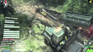 Spintires  utilisation de la grue [upl. by Bresee676]