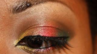 Makeup Inspiration Camerounian flag [upl. by Omarr]