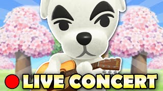 🔴 LIVE KK Slider Concert In Animal Crossing New Horizons Playing ALL Songs [upl. by Cointon]