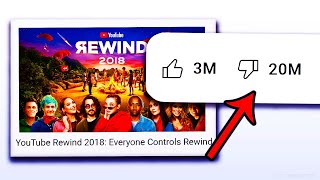 YouTube Rewind 2018 Has Reached 20 MILLION DISLIKES [upl. by Kalfas]