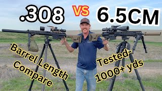 145” 65 Creedmoor vs 20” 308 Ballistically identical [upl. by Asenab67]