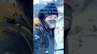 Inoxtag a gravi leverest le 21 mai 2024 everestmont blancinoxtag [upl. by Terza]