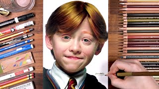 Drawing Ron Weasley  drawholic [upl. by Enilrac]