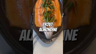 TROUT ALMONDINE  Classic recipe by Thomas Keller Restaurant Bouchon trout recipe fishrecipe [upl. by Neelyk]