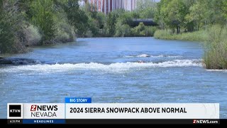 2024 Sierra Snowpack Above Normal [upl. by Anihta]