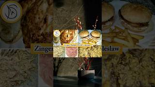 Zinger Burgers With Coleslaw Recipe by Kitchen With SNB  ZingerBurger Coleslaw zingerchicken [upl. by Aser]