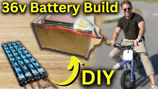 Building a 36v EBike Battery from RECYCLED LG Cells [upl. by Ainig]