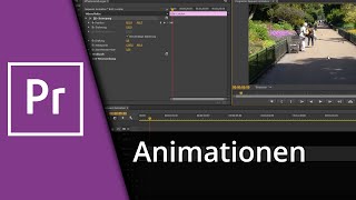 Adobe Premiere BildText einfliegen amp vergrößern  Animationen ✅ Tutorial [upl. by Selden]