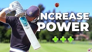 INCREASE YOUR POWER when BATTING  SILENT COACHING  Cricket Batting Power Hitting Tips and Drills [upl. by Anisamoht]