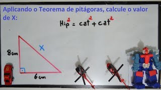 Teorema de Pitágoras  Exercício [upl. by Ysied]