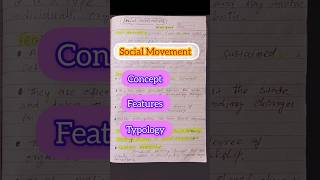 Social Movements Concept  Features  Typology  Characteristics  Types [upl. by Acker]