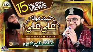 Haider Maula Ali Ali  New Manqabat Maula Ali 2018  Hafiz Tahir Qadri [upl. by Anavoig]