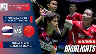 PuavaranukrohTaerattanachai THA vs ZhengHuang CHN  QF  Frence Open 2024 [upl. by Nnayd295]