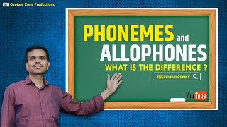 Phonemes and Allophones in English  LiteratureSimply [upl. by Eelyahs564]