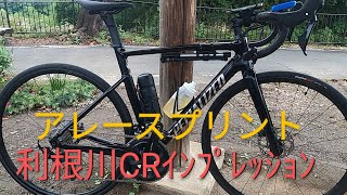 アレースプリント初心者インプレッション 利根川サイクリングロード【ロードバイク スペシャライズド ミニベロ クロスバイク ２０インチ自転車 】 [upl. by Melina728]