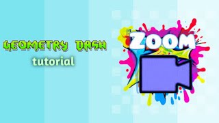 camera zoom tutorial geometrydash Indonesia 🇮🇩 [upl. by Eniagrom]