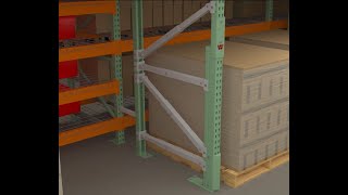 Worldwide Material Handling  WorldRev Pallet Rack Repair [upl. by Adriane]