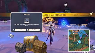 Nights Trial amp 5 Chest Location Genshin Impact [upl. by Immij]