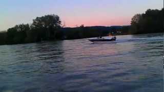 Solcio boat 1972  Yamaha 115outboard donau bei La [upl. by Aitnom]