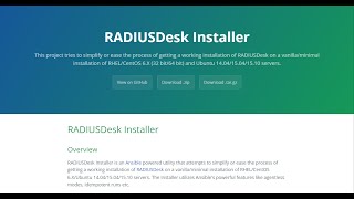 RADIUSDesk Installer  Ansible [upl. by Srini]