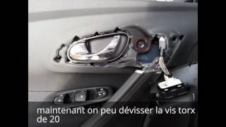 Tuto demontage habillage porte Av  retro Renault KADJARdisassembly front door Renault Kadjar [upl. by Ahsetal884]