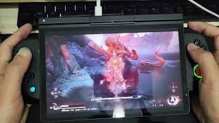 The GPD Pocket 4 tablet form with controller to play Black Myth Wukong [upl. by Aropizt36]