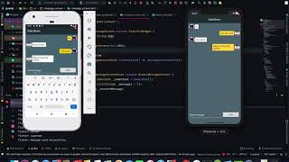 Demo video of a chat app using CometChat in Flutter [upl. by Virgilia]