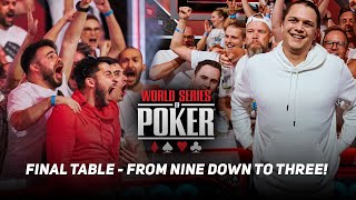 WSOP Main Event 2024 FINAL TABLE  Who Makes The Final Three [upl. by Ardnaek]